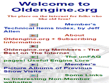 Tablet Screenshot of oldengine.org